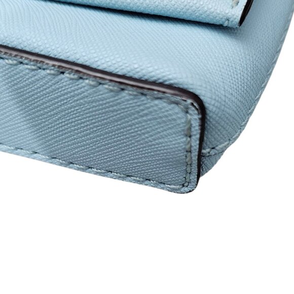 Kate Spade Newbury Lane Sally Flap Saffiano Leather Blue Crossbody Bag - Picture 13 of 15